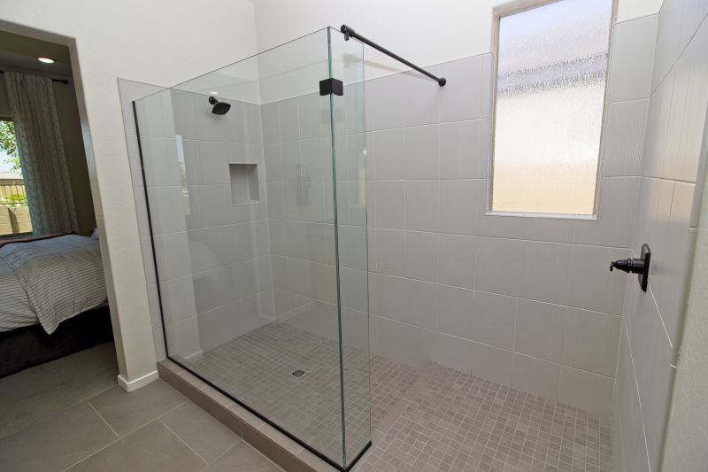 Shower with Recessed Shelving